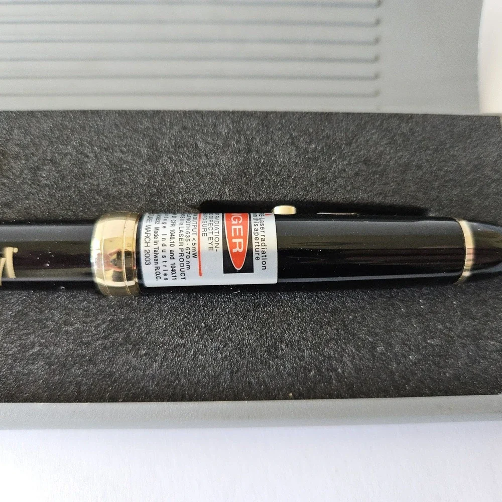 RARE Benadryl Neosporin Pharma Drug Rep Pen Laser Light Pointer W Case *AS IS*